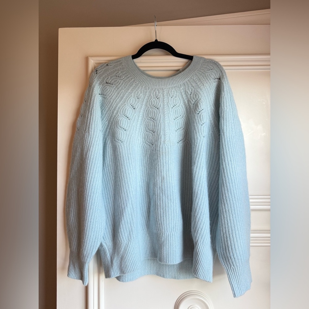 Bloomingdale's Cashmere Sweater in Soft Blue